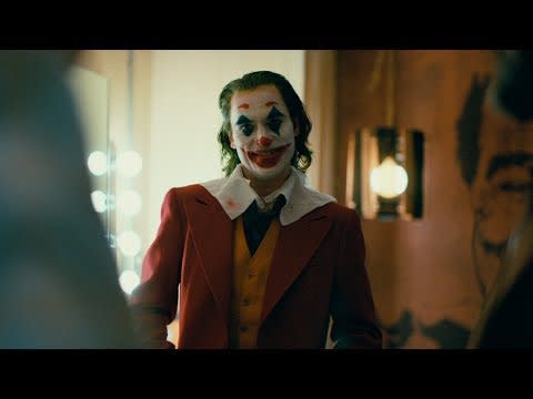 <p>A polarizing film at the time of its release, Todd Phillip’s 2019 <em>Joker </em>follows failed comedian Arthur Fleck’s slow descent from isolation and sadness into crime and madness. And whether you loved or hated it in theaters, Joaquin Phoenix's Oscar-winning performance is now streaming on HBO, if you’re in the mood for blood tonight. </p><p><a class="link " href="https://www.hbo.com/movies/joker" rel="nofollow noopener" target="_blank" data-ylk="slk:Watch Now;elm:context_link;itc:0;sec:content-canvas">Watch Now</a></p><p><a href="https://www.youtube.com/watch?v=zAGVQLHvwOY" rel="nofollow noopener" target="_blank" data-ylk="slk:See the original post on Youtube;elm:context_link;itc:0;sec:content-canvas" class="link ">See the original post on Youtube</a></p>