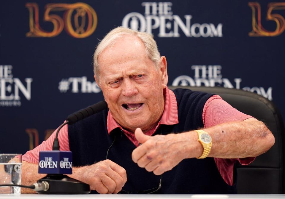 Jack Nicklaus is not concerned about the possibility of record low scores during the 150th Open at St Andrews (Jane Barlow/PA) (PA Wire)