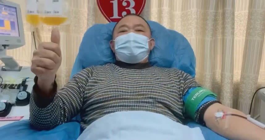 中國湖北一名老翁持續捐血29年，被封為「獻血第一人」。（圖／翻攝自微搏）