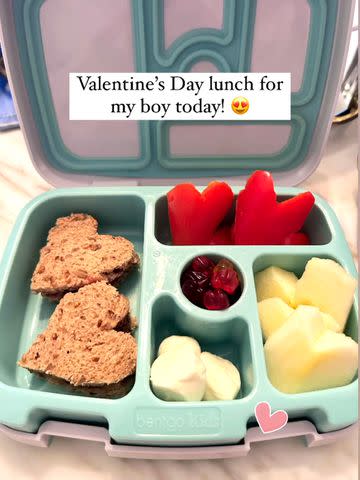 <p>Lea Michele/Instagram</p> Lea Michele's Valentine's Day lunch