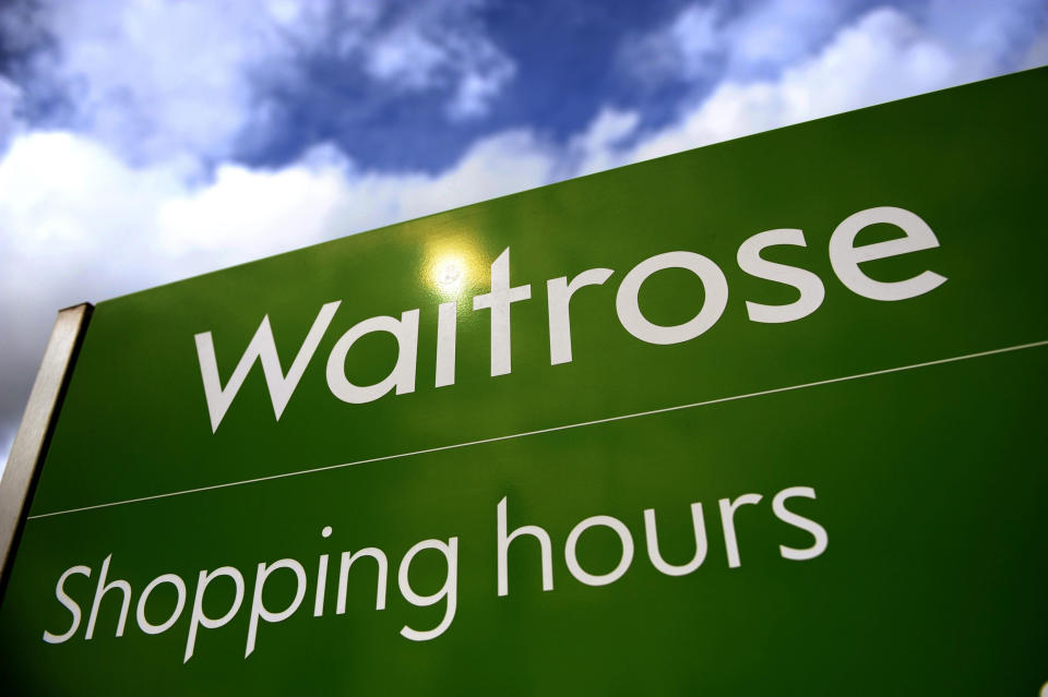 Embargoed to 0001 Monday August 31 File photo dated 11/09/08 of a Waitrose sign. The boss of Waitrose has said the upmarket grocer sees its split from delivery partner Ocado as a "big opportunity" as it looks to tempt customers on to its own platform.