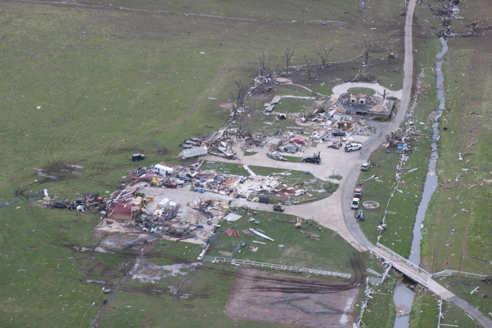 Aerial photos of tornado destruction in Moore, Okla.