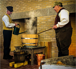 Old World Wisconsin is a history museum in Eagle. At an Old World Wisconsin brewhouse, people can learn how beer was made.