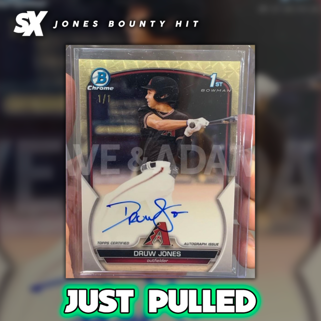 Topps Prospects Signed En Masse; $250k Bowman Jones SuperFractor