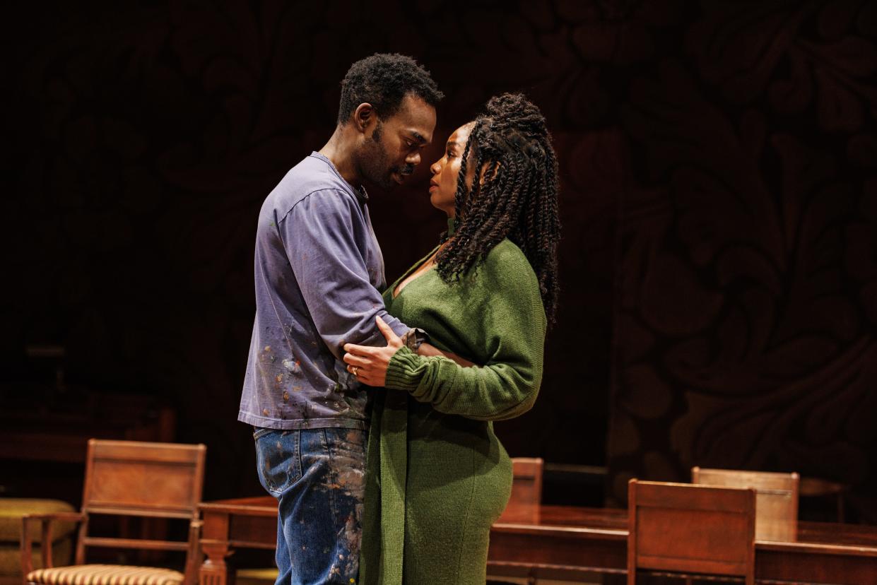 William Jackson Harper, left, and Anika Noni Rose in Lincoln Center Theater's "Uncle Vanya."