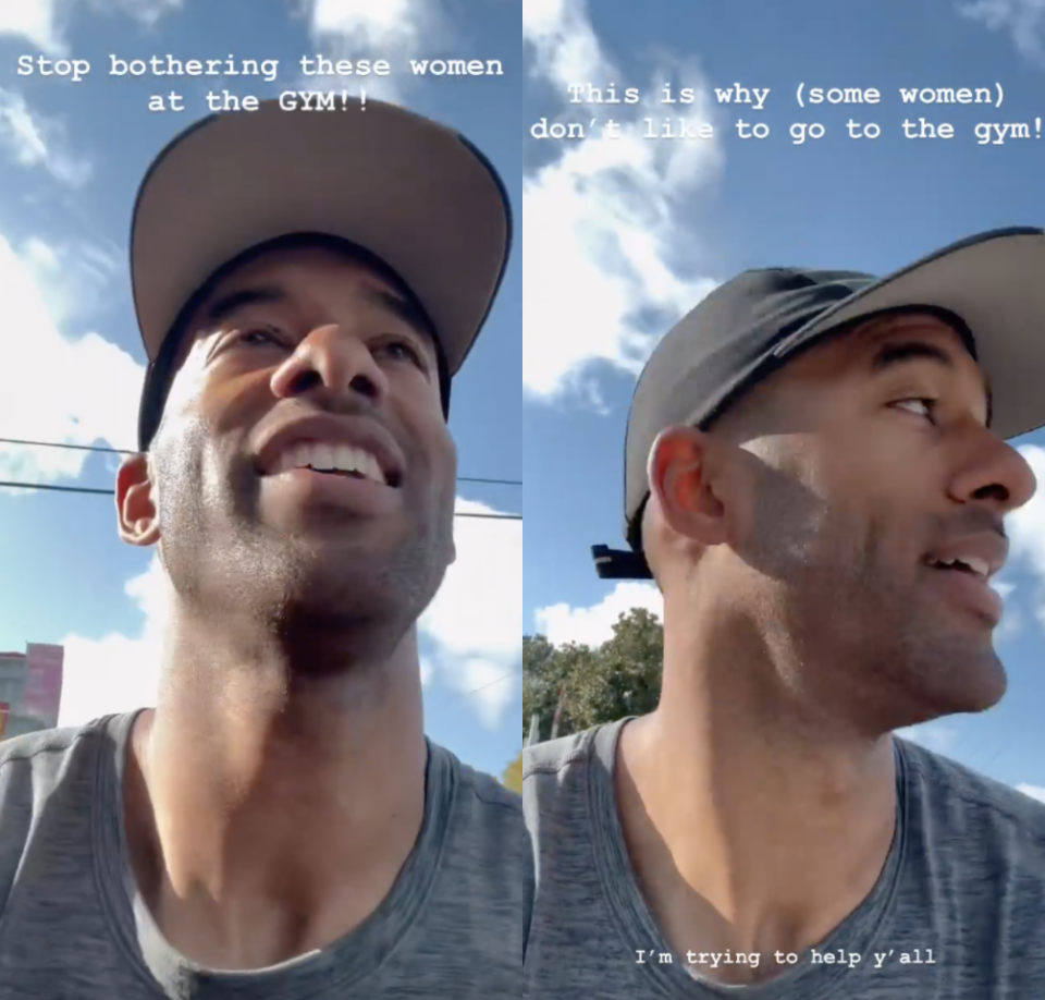 James shared his PSA while on a bike ride. (Photo: Instagram)