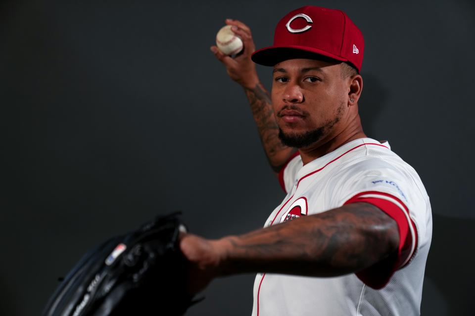 Cincinnati Reds starting pitcher Frankie Montas mixes six pitches and has success with an approach that he has developed over the years.
