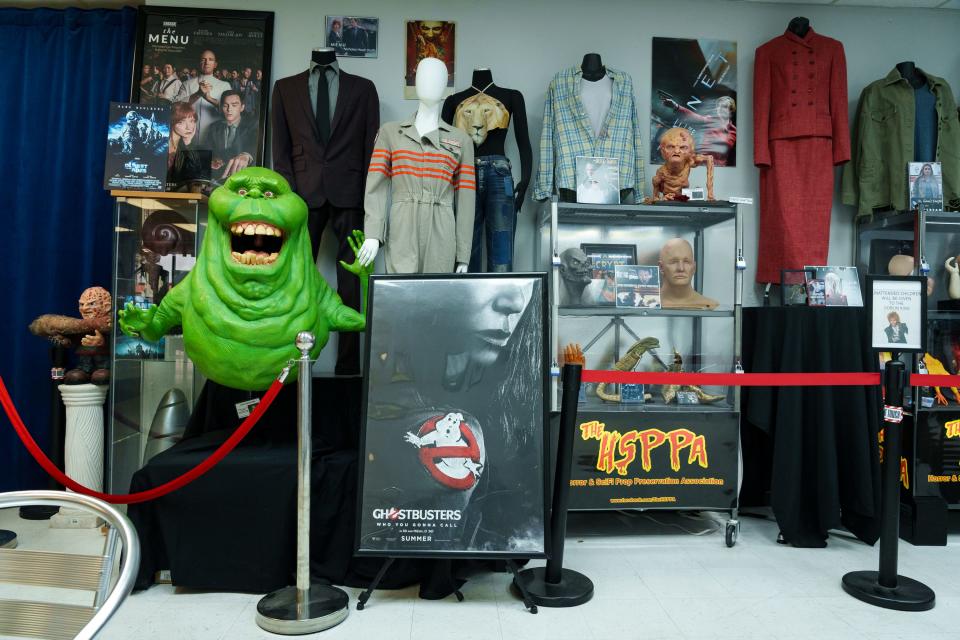 The movie memorabilia section at Spooky's Swirls, photographed on August 19, 2023, in Chandler, AZ.