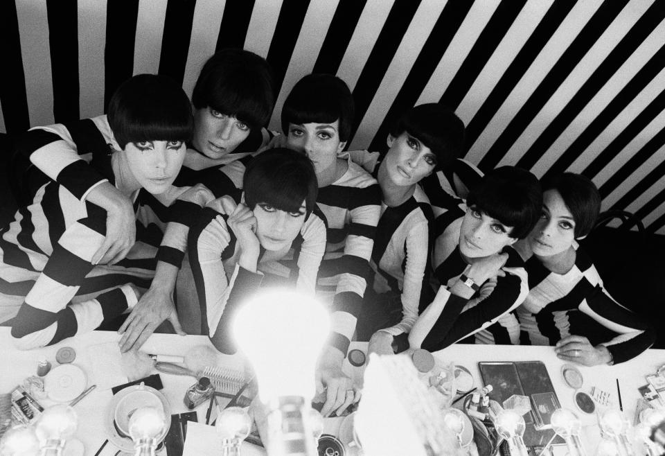 William Klein’s “Backstage ‘Who Are You, Polly Maggoo?,’ 1966.