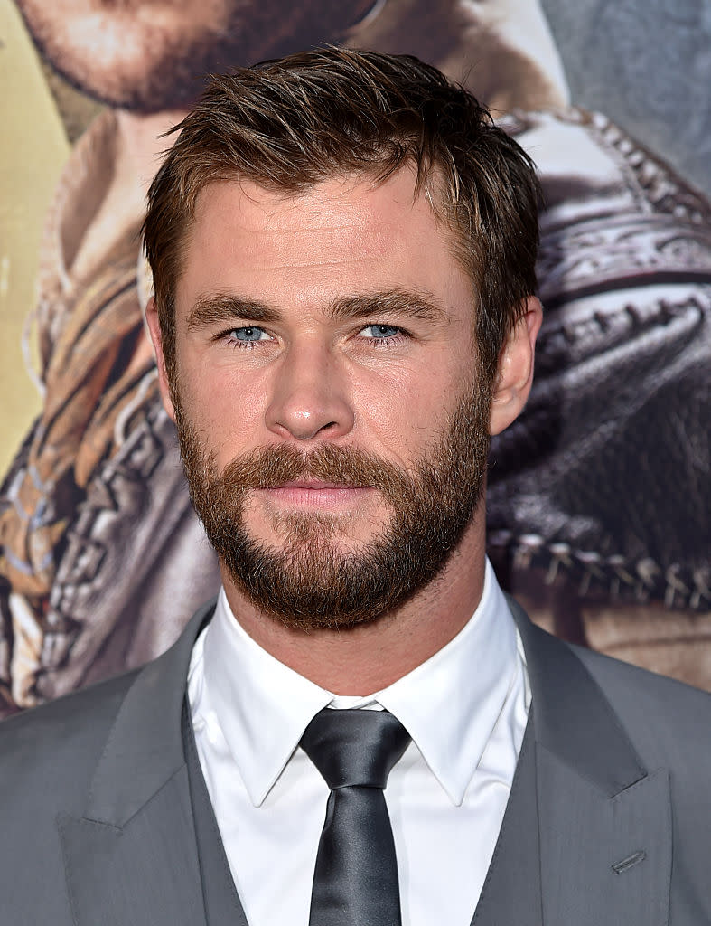 Chris Hemsworth is rocking it [Photo: Getty]