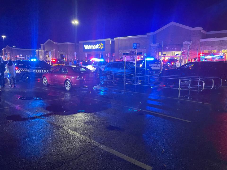 A large police presence has been called to the Beavercreek Walmart.