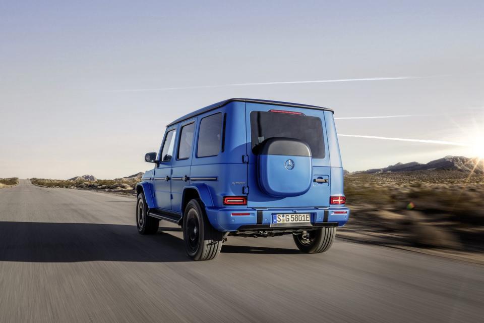 mercedes benz g 580 with eq technology press images