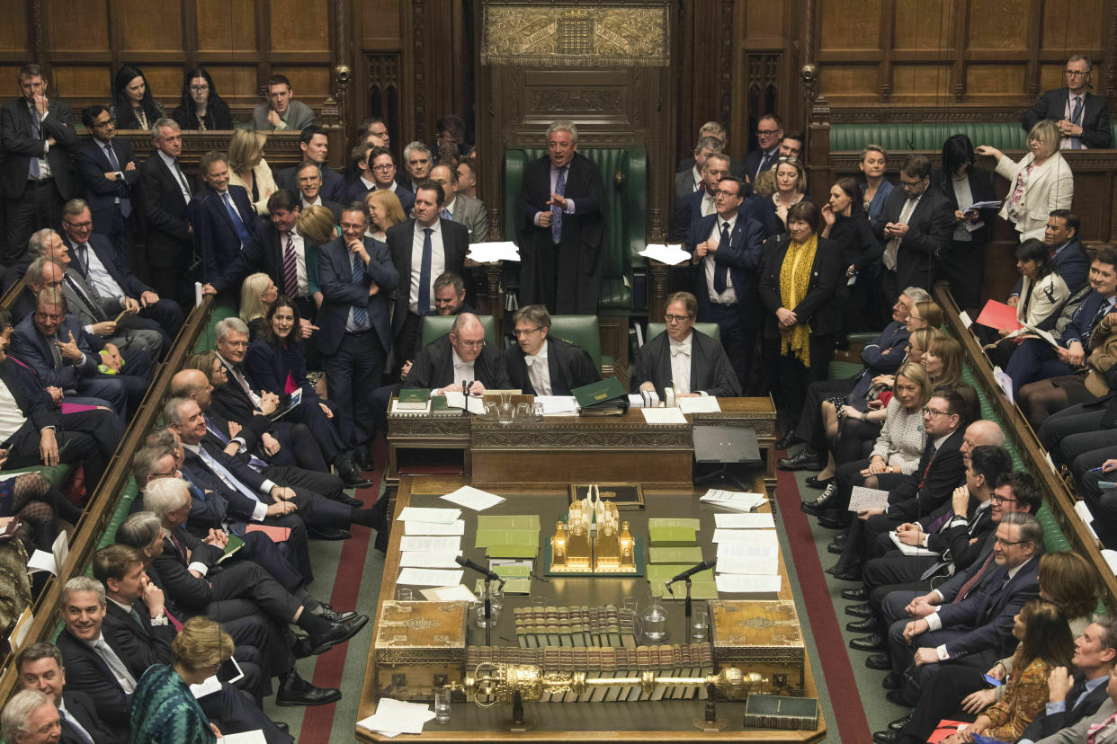 <em>Parliament is undergoing a ‘collective breakdown’ due to the stress of Brexit (Mark Duffy/UK Parliament via AP)</em>