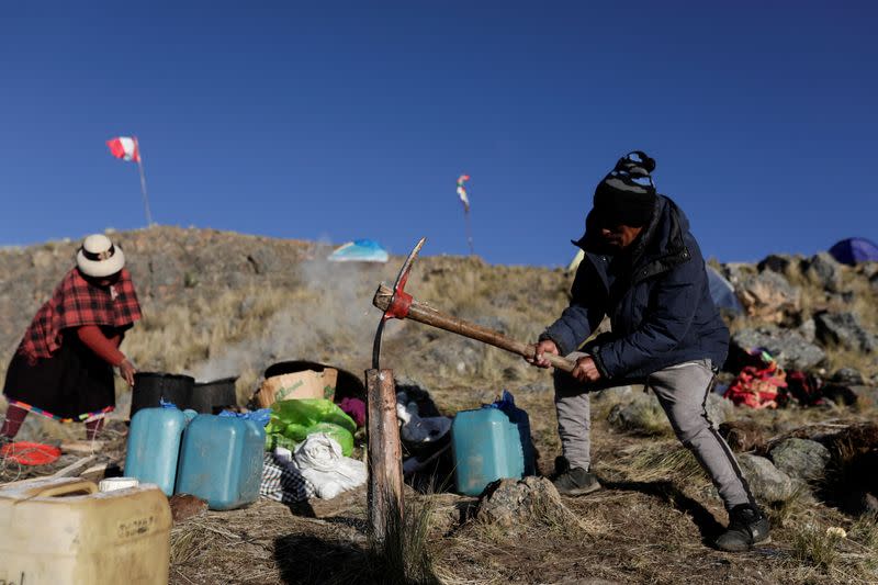 A Peruvian indigenous community demands back its ancestral lands, on the site of one of the country's biggest copper mines owned by Chinese firm MMG