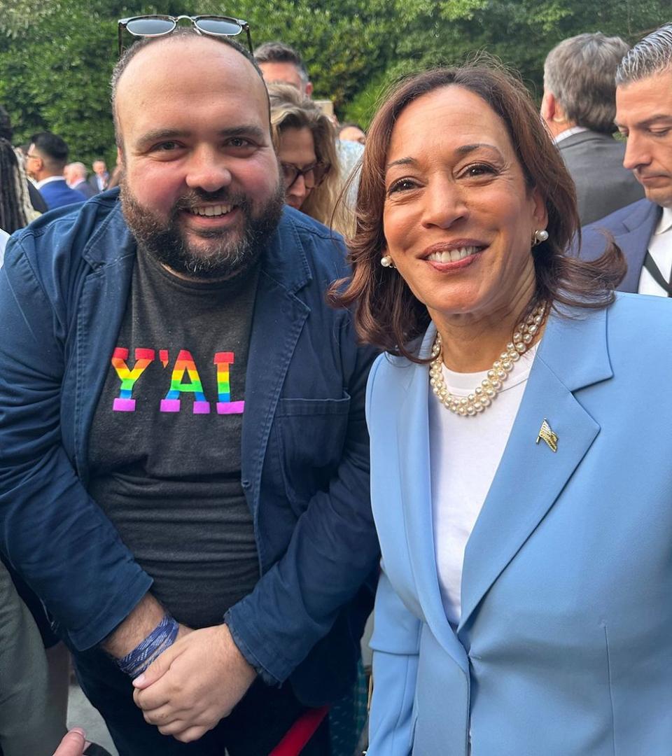 2023 Queer Milestones LGBTQ History Advocate Digital Director Alex Cooper VP Kamala Harris Pride Reception USA Presidential White House