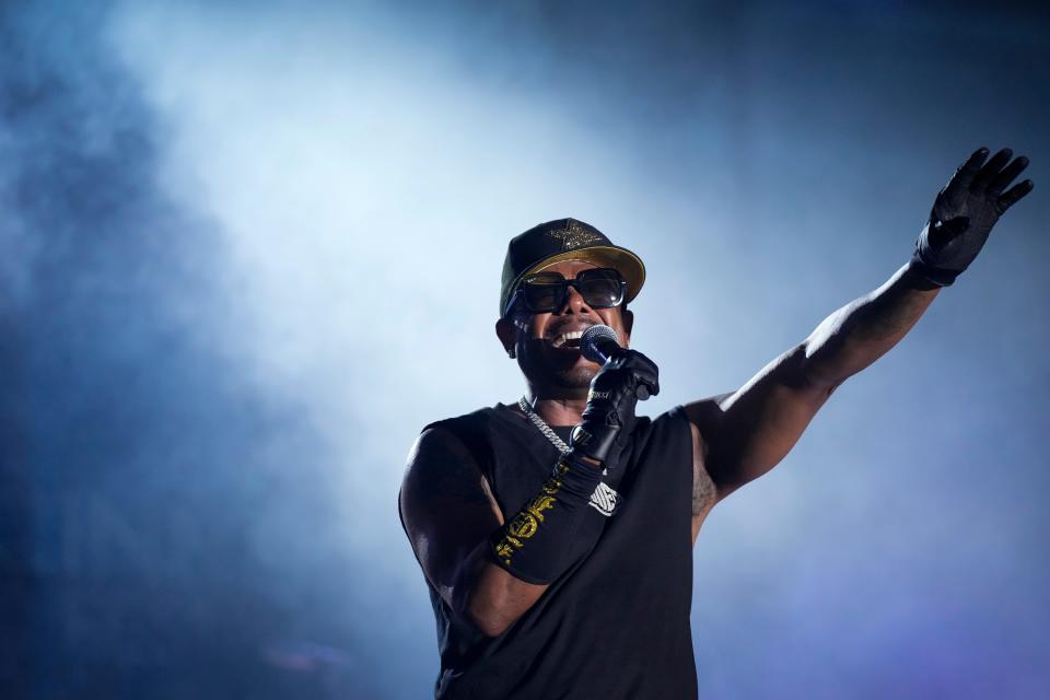 Jodeci performs during the second night of the Cincinnati Music Festival at Paycor Stadium in downtown Cincinnati on Friday, July 21, 2023.