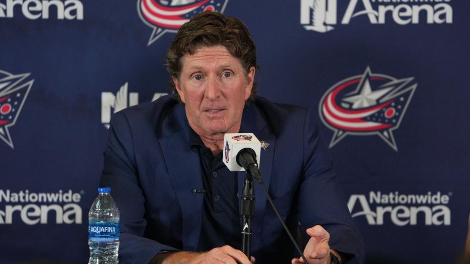 Mike Babcock resigned as Blue Jackets head coach Sunday afternoon. (Photo by Jason Mowry/Getty Images)