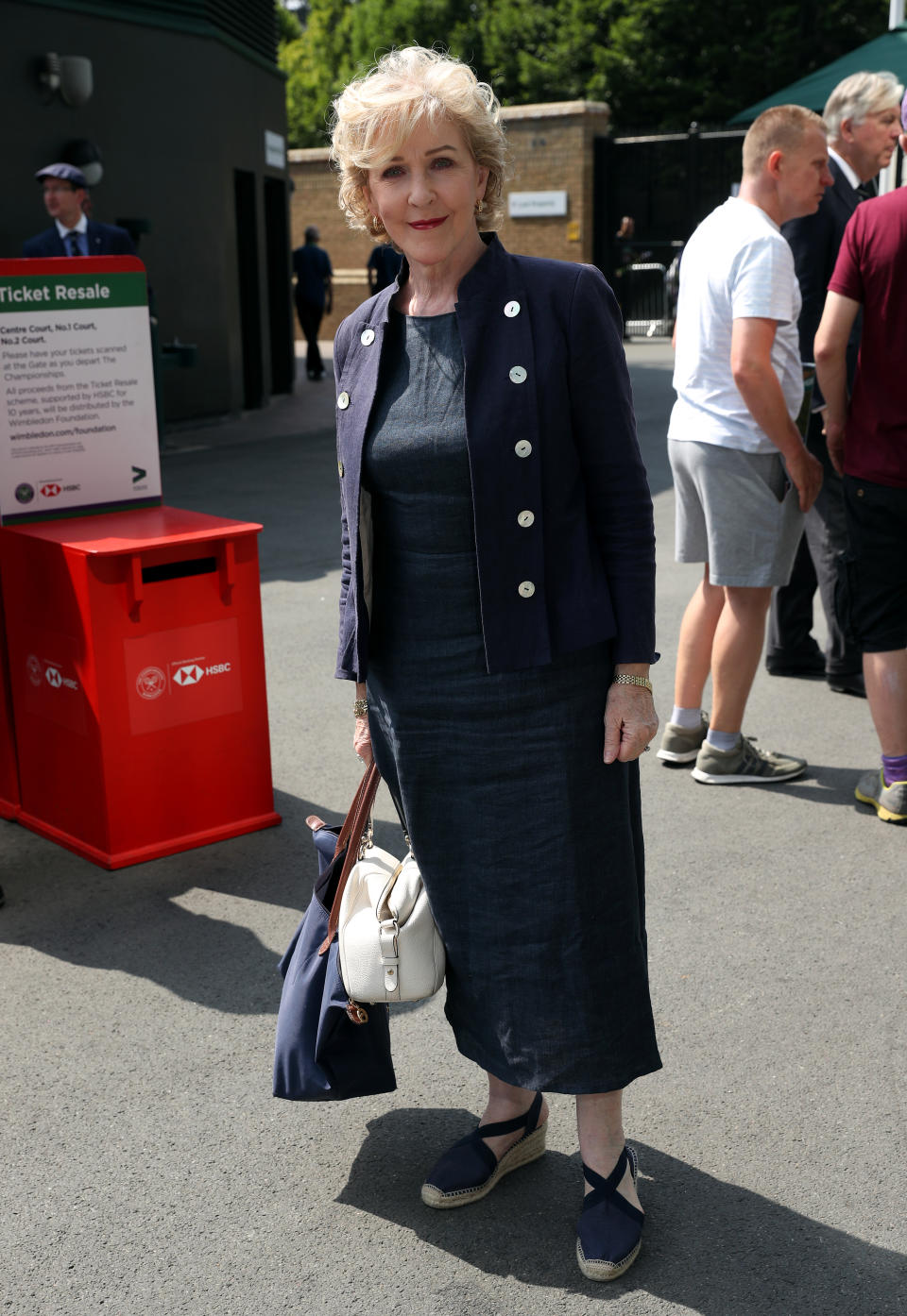 Day 11 of Wimbledon 2018: Patricia Hodge