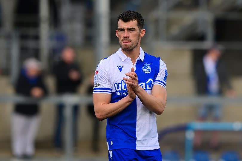 John Marquis is understood to be one of the Bristol Rovers players set to depart at the end of their contracts -Credit:Tom Sandberg/EFL