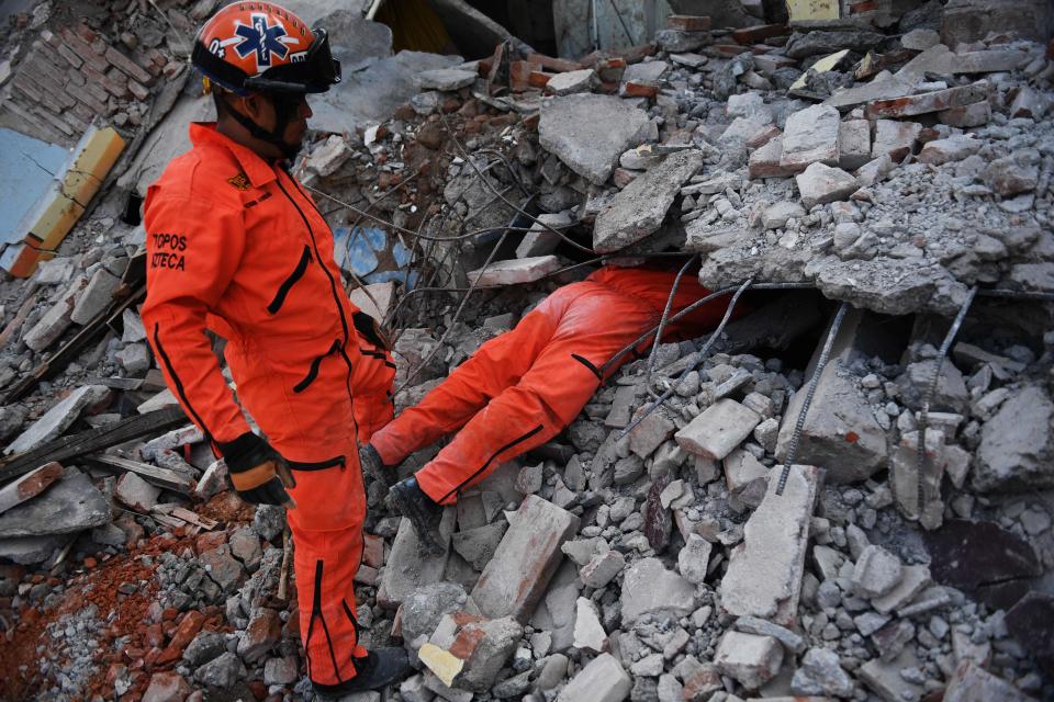 FOTOS: Los Topos, los héroes del peor sismo de México