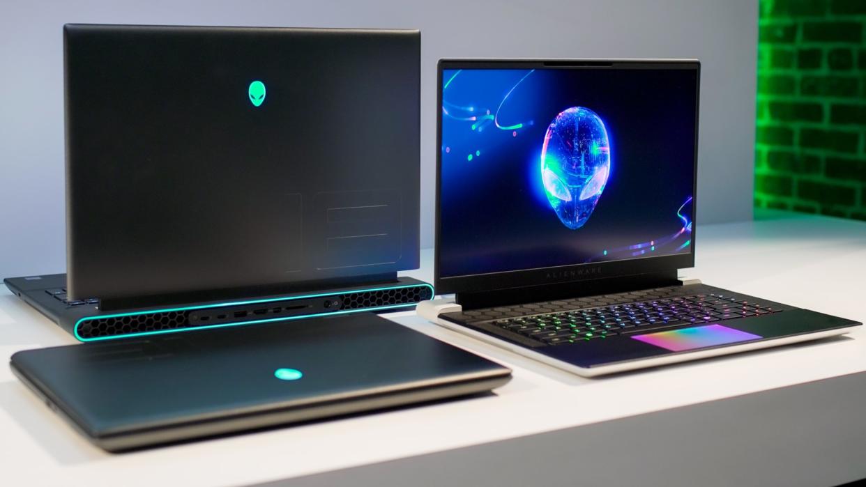  Alienware gaming laptops at CES 2024. 