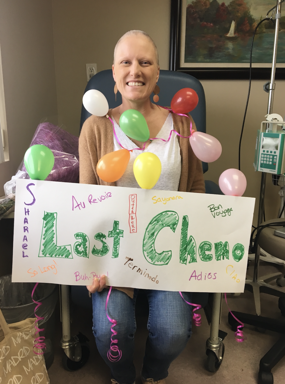 Kolberg finished her cancer treatment in December 2019. (Courtesy of Sharael Kolberg)