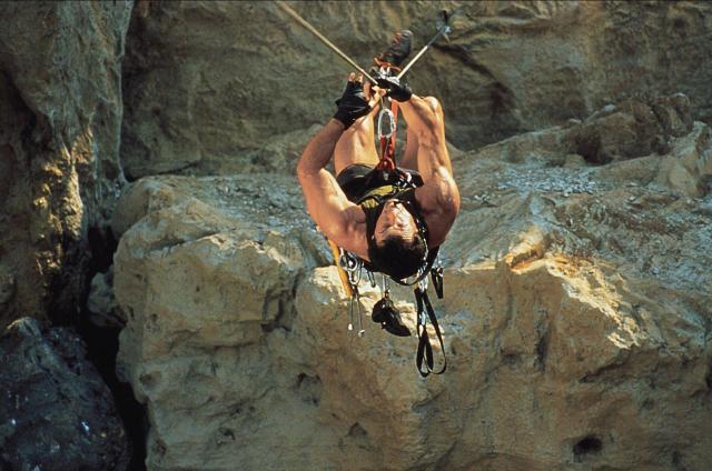 Sylvester Stallone Film: Cliffhanger (USA/FR/IT 1993) Characters: Gabe Walker  Director: Renny Harlin 20 May 1993   **WARNING** This Photograph is for editorial use only and is the copyright of TRISTAR PICTURES and/or the Photographer assigned by the Film or Production Company and can only be reproduced by publications in conjunction with the promotion of the above Film. A Mandatory Credit To TRISTAR PICTURES is required. The Photographer should also be credited when known. No commercial use can be granted without written authority from the Film Company.