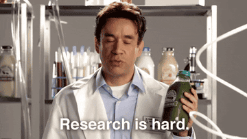 Fred Armisan says "research is hard"