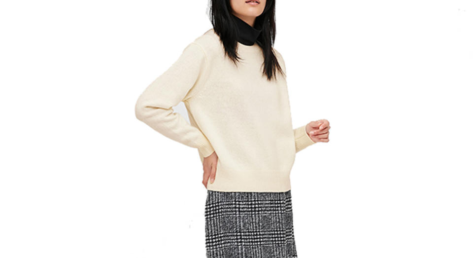 Women Premium Lambswool Crew Neck Jumper