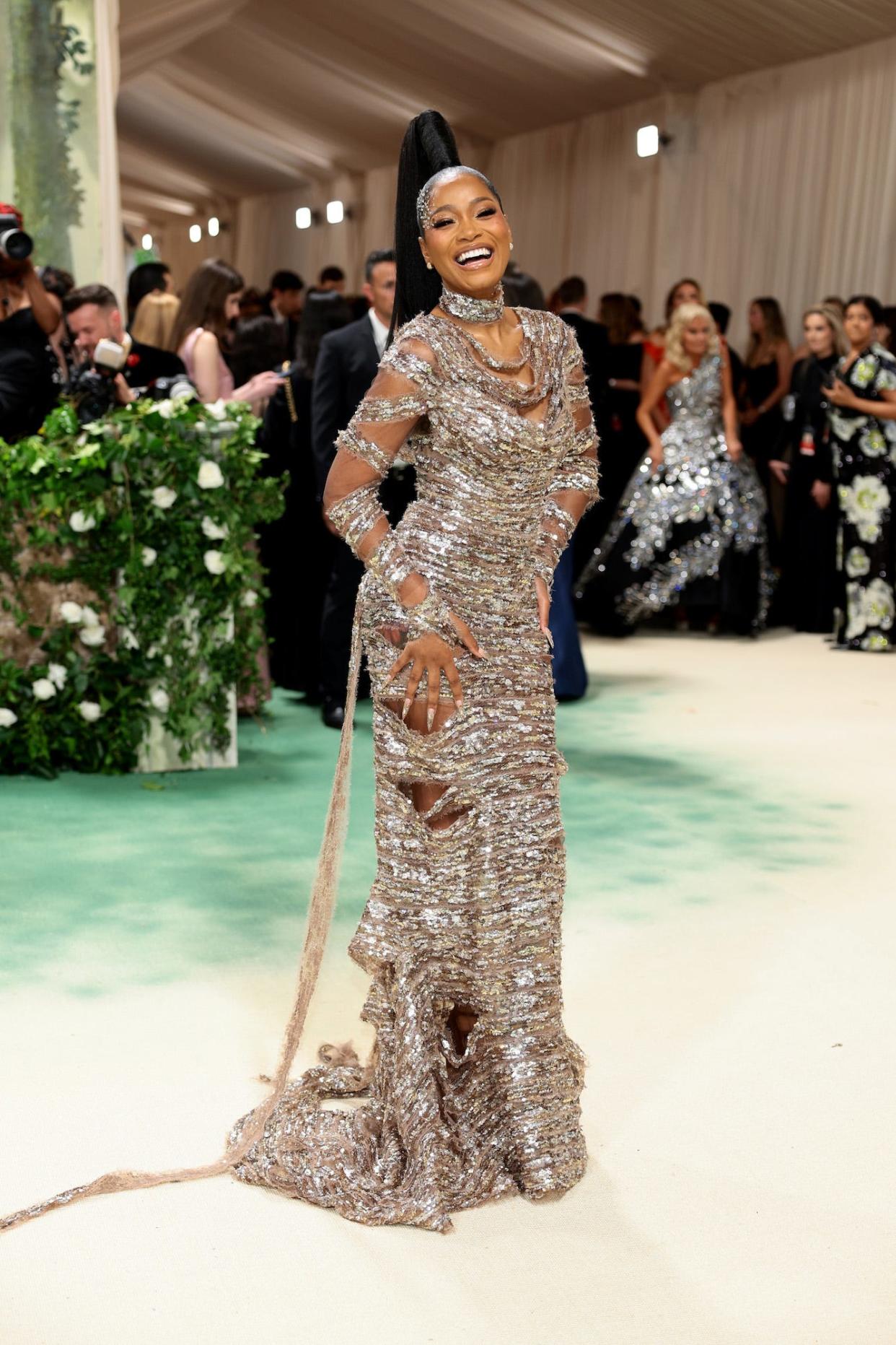 Keke Palmer attends the 2024 Met Gala.