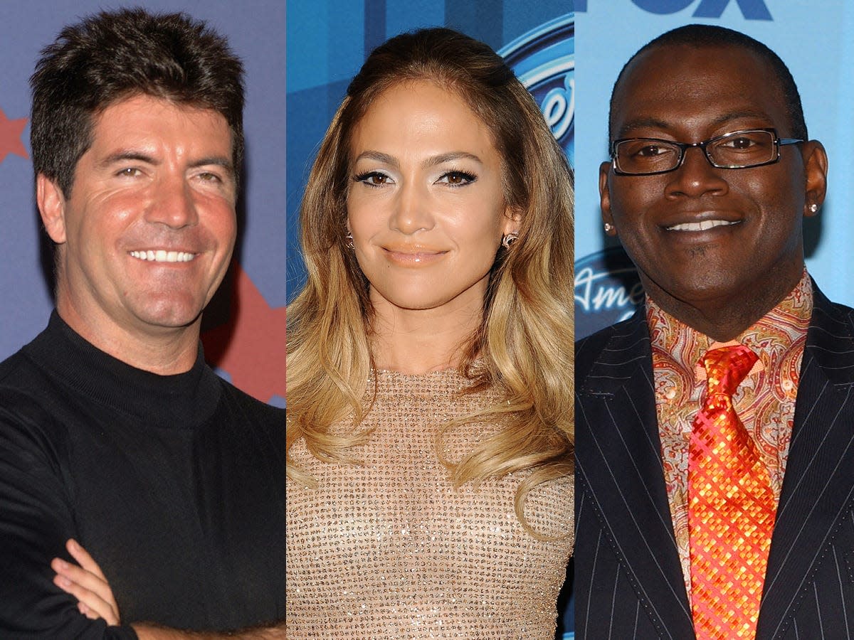 Simon Cowell; Jennifer Lopez; Randy Jackson