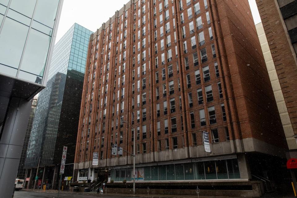 An office building at 130 Slater Street that Katasa Group is planning to convert to residential.