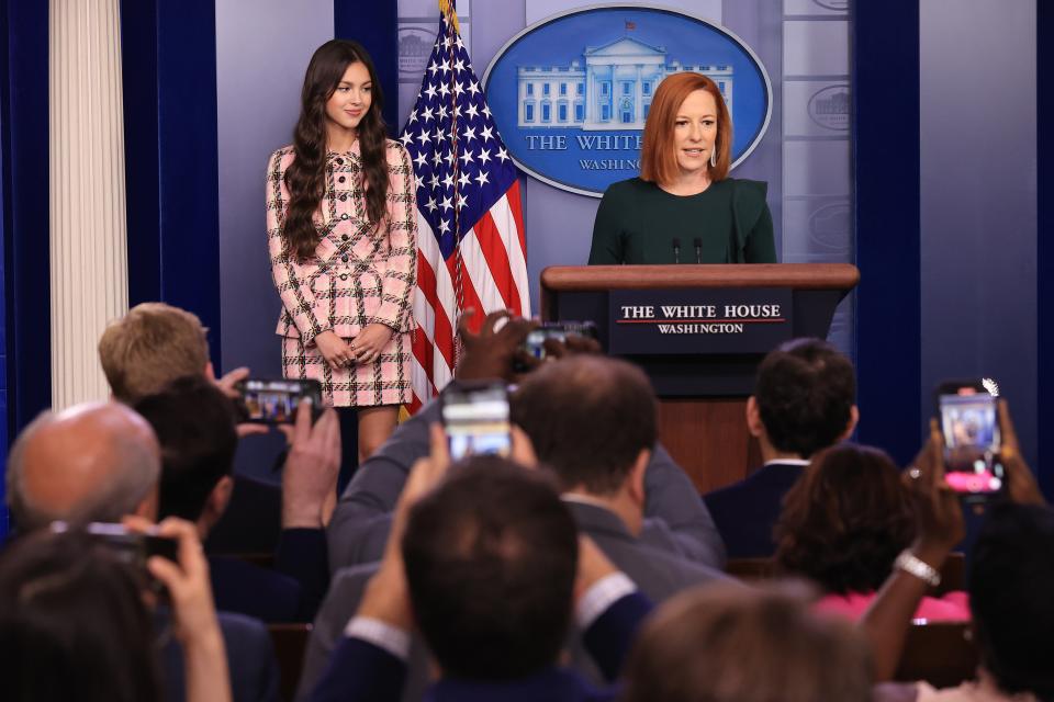 <h1 class="title">Press Secretary Psaki Briefs White House Media</h1><cite class="credit">Chip Somodevilla, Getty Images</cite>