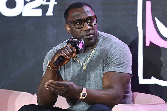 <p>Paras Griffin/Getty</p> Shannon Sharpe