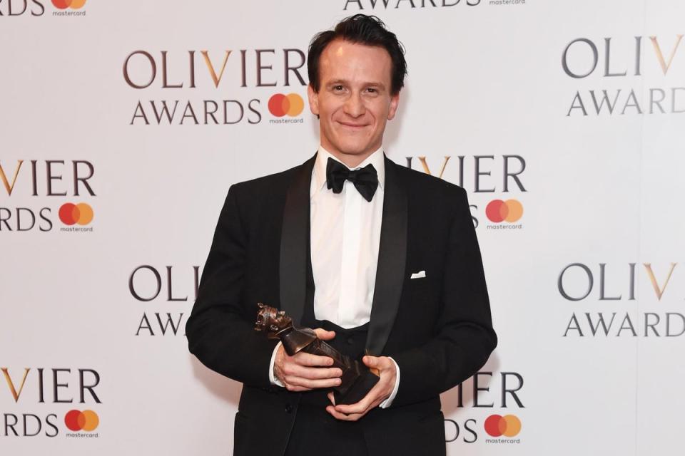 Jamie Parker, winner of the Best Actor award for 