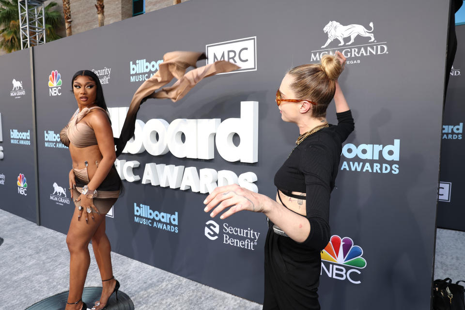 Cara Delevingne and Megan Thee Stallion at the Billboard Music Awards