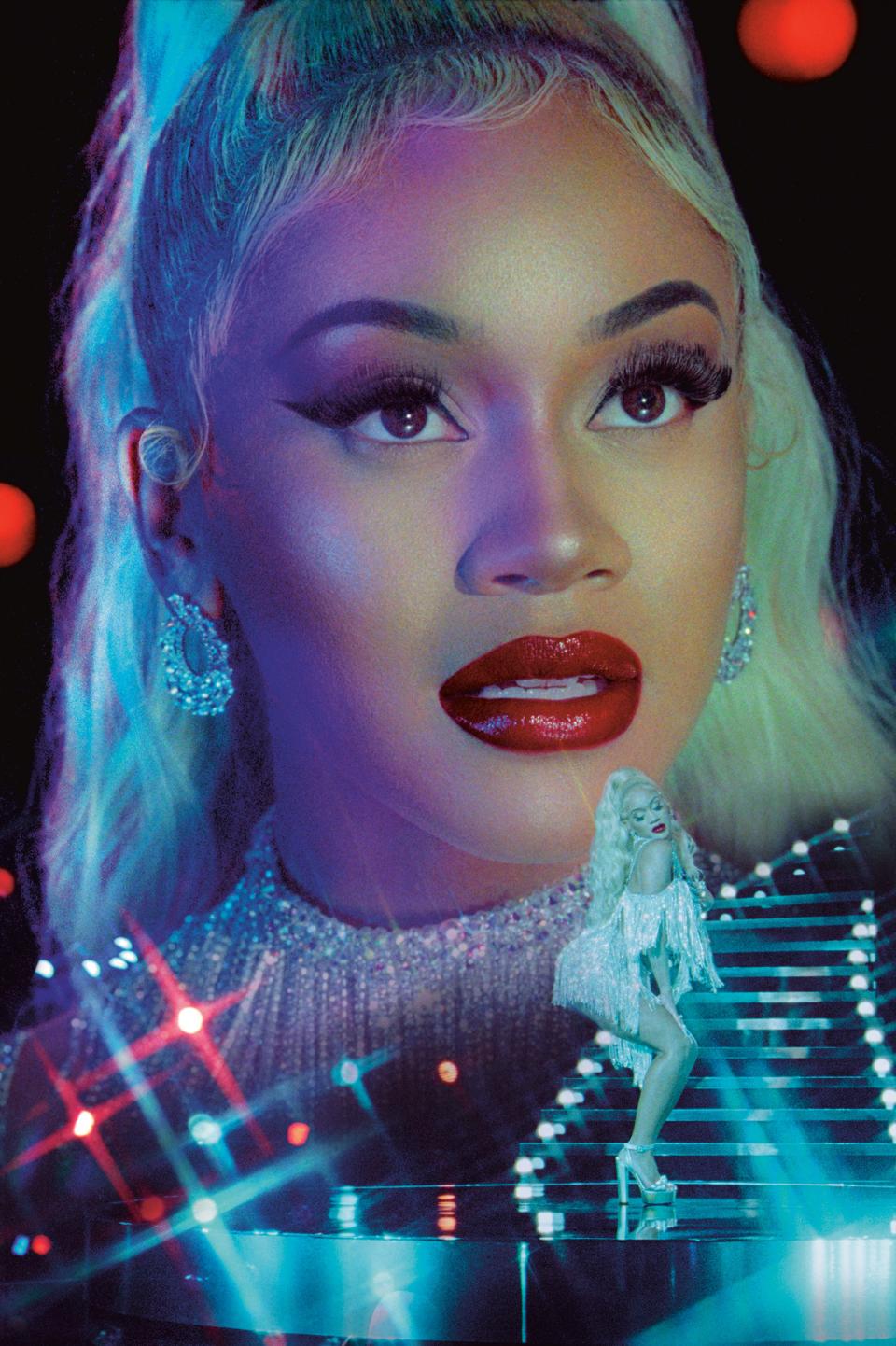 Saweetie in MAC Cosmetics’ “Challenge Accepted” campaign. - Credit: Courtesy of MAC