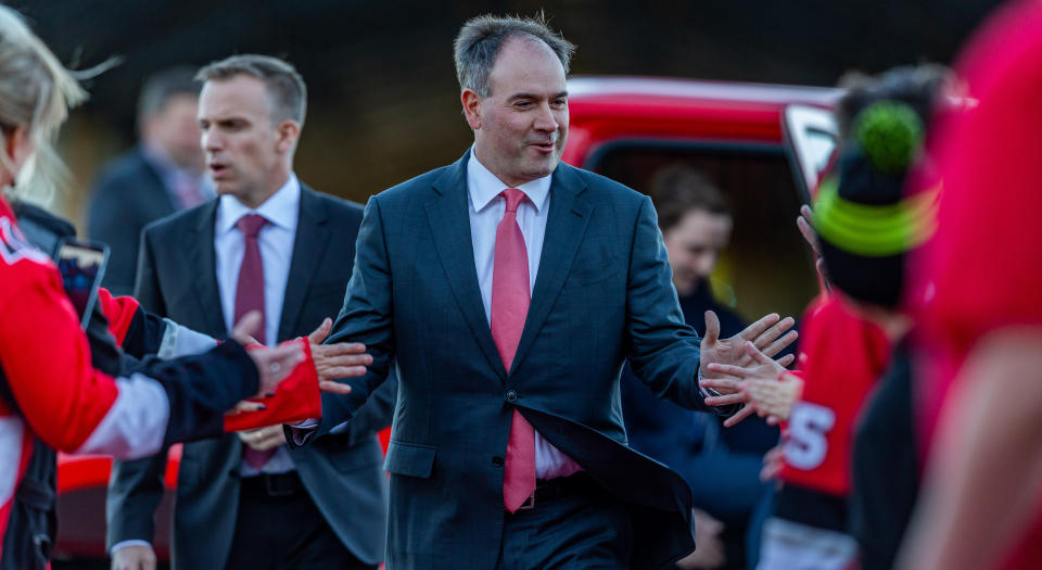 Pierre Dorion and the Ottawa Senators have flipped the script absurdly fast since bottoming out last year. (Getty)