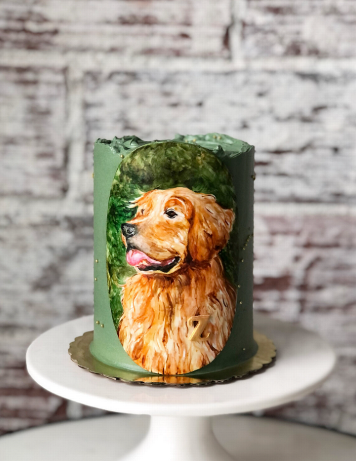 Golden Retriever themed cake from Layered Cake Artistry Courtesy: Layered Cake Artistry cake portfolio