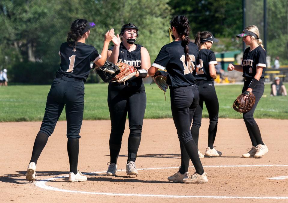 Archbishop Wood against Lansdale Catholic during their softball game in Warminster on Thursday, May 2, 2024.