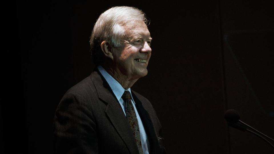 former president carter's surprise 70th birthday party