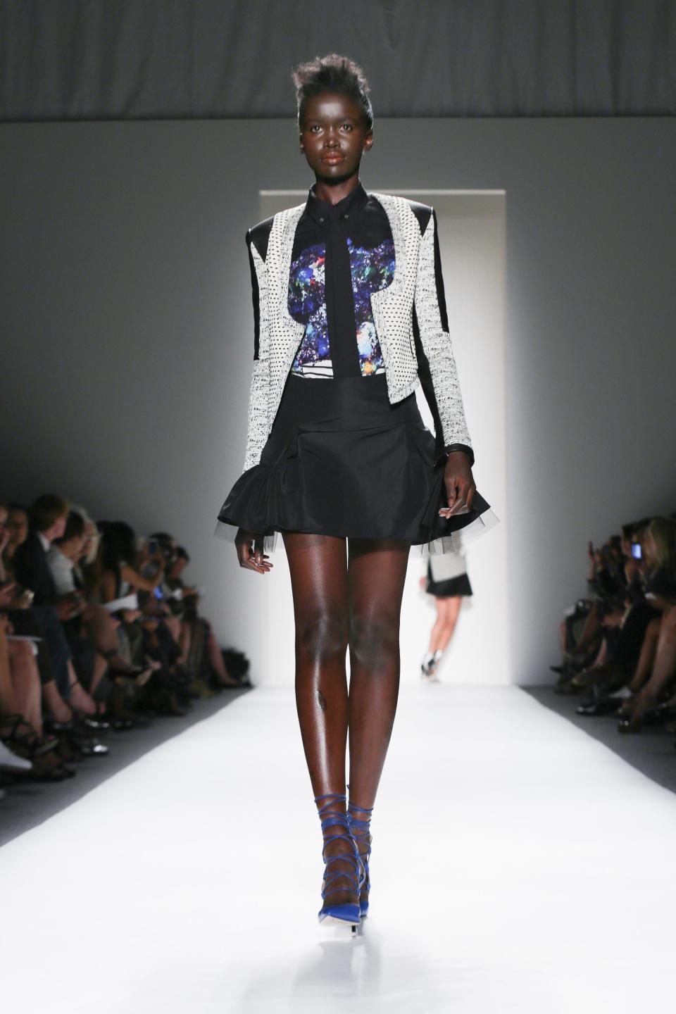 In this Thursday, Sept. 5, 2013, photo, fashion from the Marissa Webb Spring 2014 collection is modeled during Fashion Week in New York. (AP Photo/Marissa Webb)