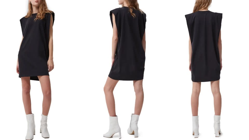 French Connection Shoulder Pad Sleeveless Cotton Knit Dress - Nordstrom, $41 (originally $78)