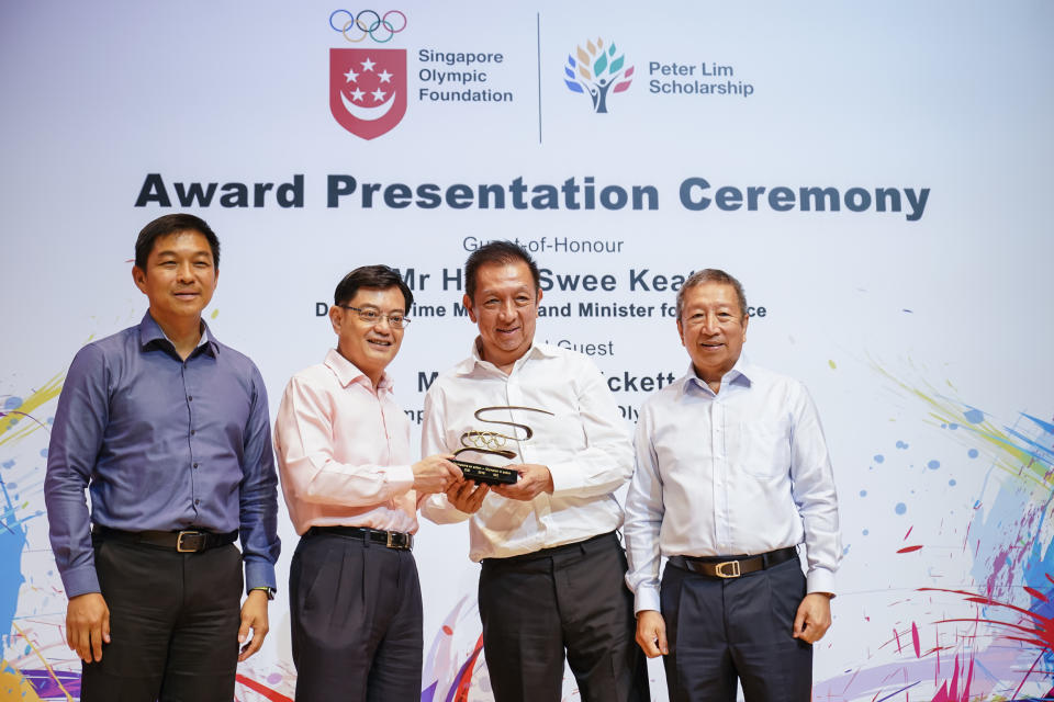 The 2019 SOF-Peter Lim Scholarship award ceremony.