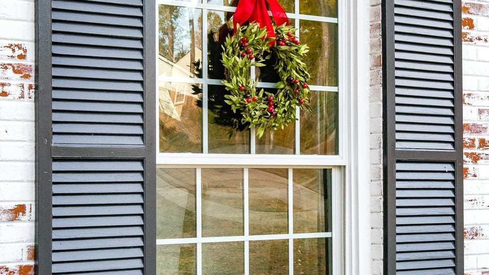 diy christmas window decorations traditional window