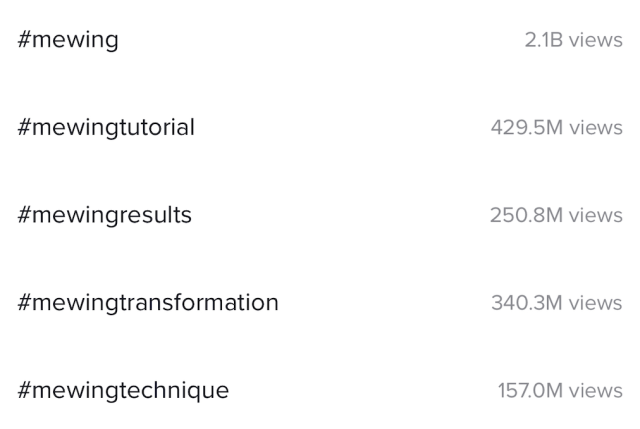 mewing não funciona｜Pesquisa do TikTok