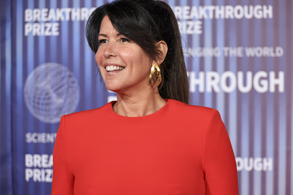 Patty Jenkins at the tenth Breakthrough Prize ceremony held at the Academy Museum of Motion Pictures