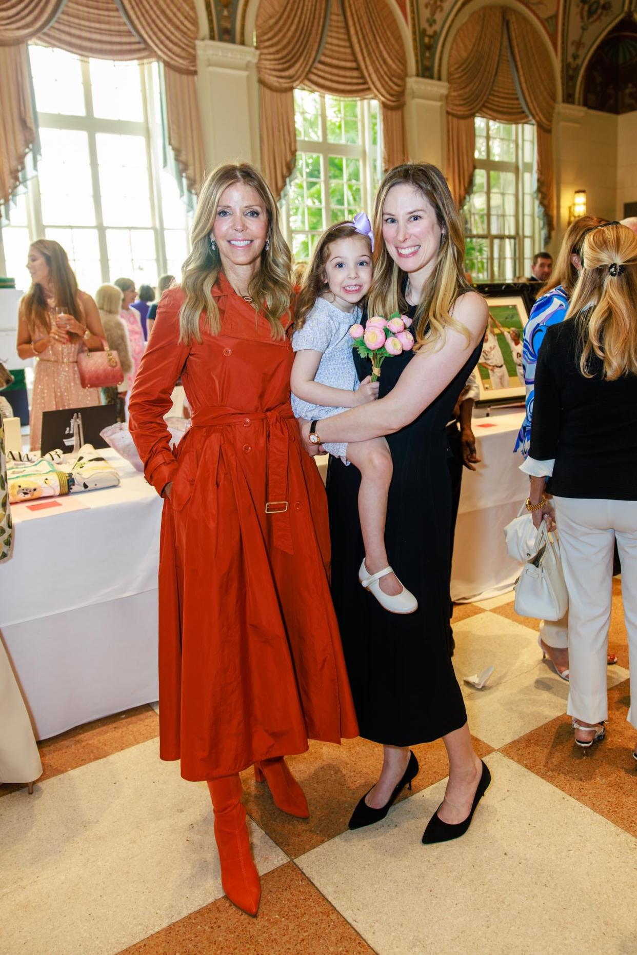 Merrill Fisher Gottesman, Eleanor Kaufman and Caroline Kaufman at the Richard David Kann Melanoma (RDK) Foundation luncheon and fashion show at The Breakers in March 2023. This year's foundation luncheon is set for Feb. 26 at the Breakers.