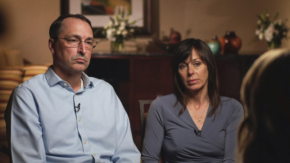 Todd and Liza Sturgeon, parents of 25-year-old shooter Connor Sturgeon, speak with Savannah Gutherie on NBC News' 