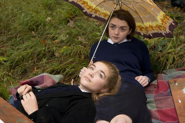 <p>Aimee Spinks/Independent/Cannon And Morley Prods/Bbc/Bfi/Metrodome/Kobal/Shutterstock</p> Florence Pugh and Masie Williams in 'The Falling'.